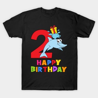 2nd Birthday Party 2 Year Old 2 Years T-Shirt